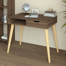 Hanah Home Escritorio de Estudio Roble y Madera